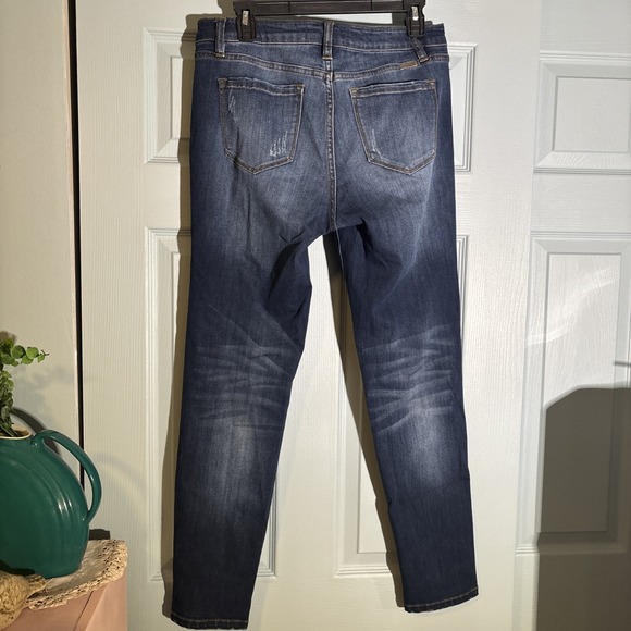 KanCan Estilo Womens Size 30 Blue Cotton Stretch Straight Fit Denim. - Picture 8 of 9